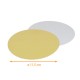 Cardboard disc for diamond bags GOLD / SILVER, ø11,5cm for bags ref SDI113PP, box of 250
