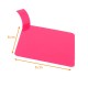 Supporto per la lingua Quadrato di 8 cm in PS fucsia, confezione da 100