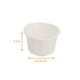 Vaso di carta plissettata bianco, 30ml, ø4,2xh.3cm, confezione da 250