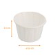 Vaso di carta plissettata bianco, 60ml, ø5,4xh.3,4cm, confezione da 250