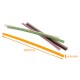 Straw rice starch-based, 5 variegated colors, ø6mm h200mm, pack of 100