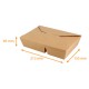 Ecokraft tray 2 compartments, 450+750ml, 213x155x46mm, box of 200
