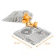 Bolsa antigrasa para patatas fritas, hamburguesas y churros Kraft blanco "Times", 12x12cm, para patatas fritas, paquete de 1000