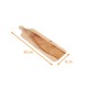 Tablas de bar rectangular 30x9cm, cartón imitación madera, paquete de 20