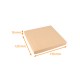 Lid for chocolate box 9 pieces, kraft carton, pack of 100
