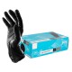 Powder-free black Nitrile glove black, size S - 6/7, pack of 100