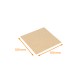 Plate for chocolate box 9 pieces, kraft carton, pack of 100