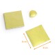 Aluminum foil  8x8cm, Mustard, pack of 250