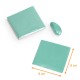 Aluminiumfolien  8x8cm, Wassergrün, Packung mit 250