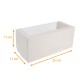Cassetta per tronchi con finestra con tacche, bianco, 25x11x11cm, confezione da 25