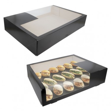 Scatola vassoio catering con finestra