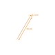 Wood pick 'Pomme d'Amour' 0,3x18cm, box of 10,000