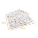 Burger packaging greaseproof, "Times Blanc", 34g/m2, 31x38cm, pack of 1000