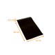 Papiertüte Phantasie 12x4,5x20cm "Kraft schwarz" (innen Kraft braun), Packung mit 250