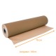 Rolle Kraft-Geschenkpapier Natur 0,70x100m, einzeln