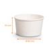 Ice cream tub in white recyclable cardboard, 170cc, ø85, h 45mm, cardboard box from 1568