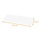 Ständer für Cakeboxen Weiß, 245x60mm, 50er-Pack