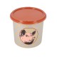 Plastic jar for rillette and crème fraîche in PP 500ml 'Rillettes' (jar+lid), box of 250