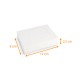 Portauovo per scatole trasparenti confezione da 25, Bianco, base 12x8cm