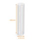 Transparent tube for chocolates, sugared almonds, macaroons in RPET, ø 50mm, ht 200mm + cover, transparent background, box of 100