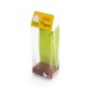 Halterung für SOS-Tasche 100er-Packung, 65+20/20x220mm "Choco Egg" (Schokoladen-Ei) (Schokoladen-Ei)