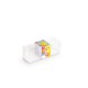 Anello per Reglette trasparente confezione da 100, 3x3cm, Pepsy