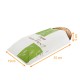 Bolsa kraft blanca para pan de molde Verde, 15x5x35cm , caja de 250