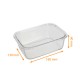 Rectangular glass box 82cl, Food Box, 180x130x60mm, box of 12