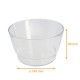 Glasschüssel ø140x80mm, 80cl, Karton mit 24 Stück