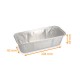 Aluminiumform gerollte Kanten 204x92x49mm, 100er-Packung