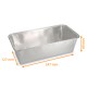 Aluminum mold rolled edges 247x127x69mm, pack of 50