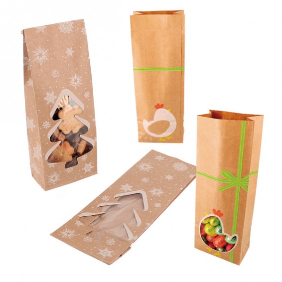 SOS-Beutel in Kraft Weihnachten