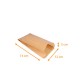 Sacchetto per croissant kraft marrone 120+50x140mm (rif. 101), confezione da 1000
