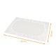 Spitzenblatt für Gebäck "standard" weiß rect. 25x35cm, Packung mit 250