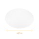 Scalloped rounds ø 27 cm, pack of 250 pieces