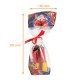 Christmas food bag with rigid bottom cardboard 140x305mm, Santa's Hotte, pack of 100