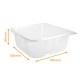 Bandejas rectangulares - Optipack 1500cc, 188x188x68mm, caja de 240
