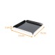 Carré Rainé Black White box of 50, 15x15cm (+2), 1.5mm thick