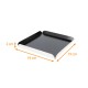 Carré Rainé Black White box of 50, 19x19cm (+2), 1.5mm thick