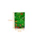 Easter and Christmas decorations for transparent boxes pack of 50, Dos' 8x13cm, 'Sapin' decors