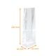 Bolsas OPP neutras con base SOS 65+20/20x220mm 40µ "Acrílico, paquete de 50