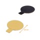 Supporto per la lingua ø 6cm in cartone ORO/NERO, confezione da 200