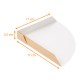 Schaufel aus Kraftpapier für Würstchen, Hot Dogs, Pfannkuchen, Waffeln, Bagel, Pizza 17x17x2,5cm, 100er-Packung