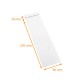 Flacher OPP-Beutel mit Klebelasche 80x250mm + Klappe 30mm, 100er-Packung
