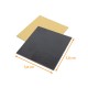 presentation support for box 6x6cm, Black Gold, pack of 50