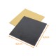supporto alla presentazione per scatola 7x7cm, oro nero, confezione da 50