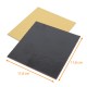 supporto alla presentazione per scatola 12x12cm, oro nero, confezione da 50