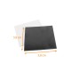 presentation support for box 6x6cm, Black White, pack of 50