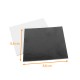 presentation support for box 9x9cm, Black White, pack of 50