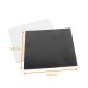 presentation support for box 10x10cm, Black White, pack of 50